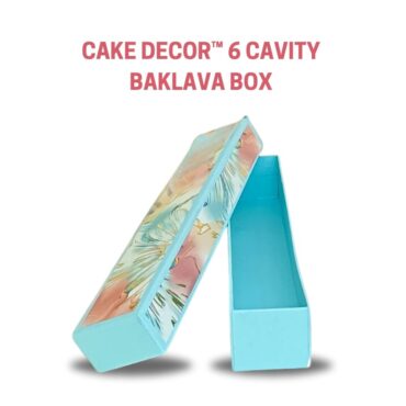 6 Cavity Baklava Box