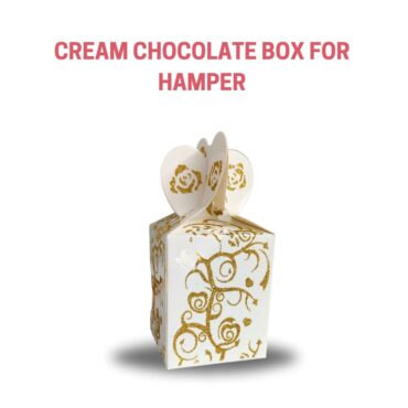 Cream Chocolate Box for Hamper
