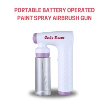 Cake Decor™ Portable Battery Operated Paint Spray Airbrush Gun
