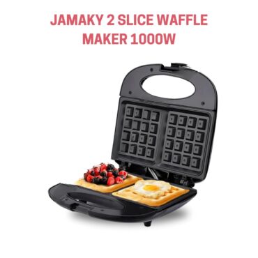 CAKE DECOR™ Jamaky 1000W Non-Stick Waffle Maker Iron