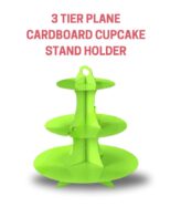 CAKE DECOR™ 3 Tier Plane Cardboard Cupcake Stand Holder