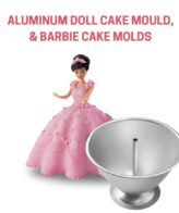 CAKE DECOR™ Aluminum Girls Skirt Cake Molds
