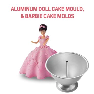 CAKE DECOR™ Aluminum Girls Skirt Cake Molds
