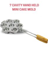 CAKE DECOR™ 7 Cavity Hand Held Mini Cake Mold