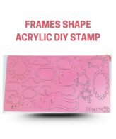 Cake Decor Different Frames Shape Acrylic DIY Stamp
