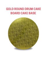 Cake Decor Gold Round Drum Cake Board Cake Base