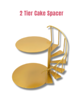 Spiral Staircase Metal Cake Display Stand For Wedding & Events | Tiered Spacer | 1 Piece |