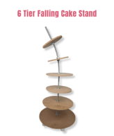6 Tier Falling Anti Gravity Cake Stand | Cake Stand | Display Stand