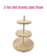CAKE DECOR™ Anti Gravity Cake Stand(12 by 8 by 6 inch) | Cake Stand | Display Stand