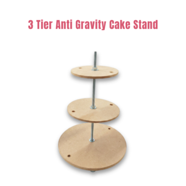 CAKE DECOR™ Anti Gravity Cake Stand(12 by 8 by 6 inch) | Cake Stand | Display Stand