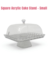 -28% CAKE DECOR™ 1 Pcs Small Round Acrylic Display Transparent Cake Stand (SBCS-2348-3)