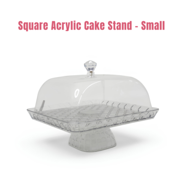 -28% CAKE DECOR™ 1 Pcs Small Round Acrylic Display Transparent Cake Stand (SBCS-2348-3)
