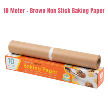 Kitchens Non Stick Parchment Paper Baking Paper Baking Oven Paper Baking & Cooking Paper 10 Meter - Brown