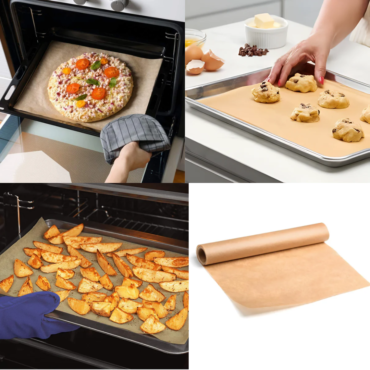 Kitchens Non Stick Parchment Paper Baking Paper Baking Oven Paper Baking & Cooking Paper 10 Meter - Brown
