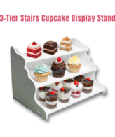 3-Tier Scalloped Cupcake Display Stand