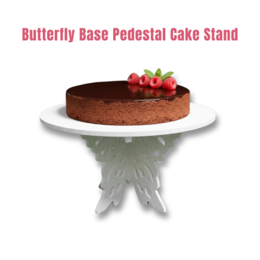 Butterfly Base Pedestal Cake Stand Set | 1 Piece Pack |
