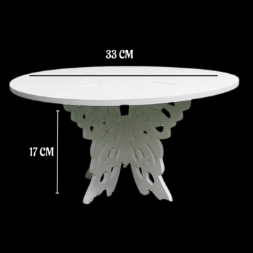 Butterfly Base Pedestal Cake Stand Set | 1 Piece Pack |