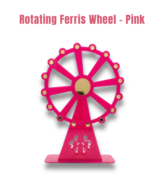 CAKE DECOR™ Pink Rotating Ferris Wheel Table Decorator Prop | SB-FW-Pink | 1 Piece |