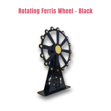 % buffered -28% CAKE DECOR™ Black Rotating Ferris Wheel Table Decorator Prop |SB-FW-Black|1 Piece|