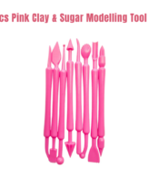 Clay & Sugar Modelling Tool 8 Pc Set | Professional Fondant & Gumpaste Sculpting Kit