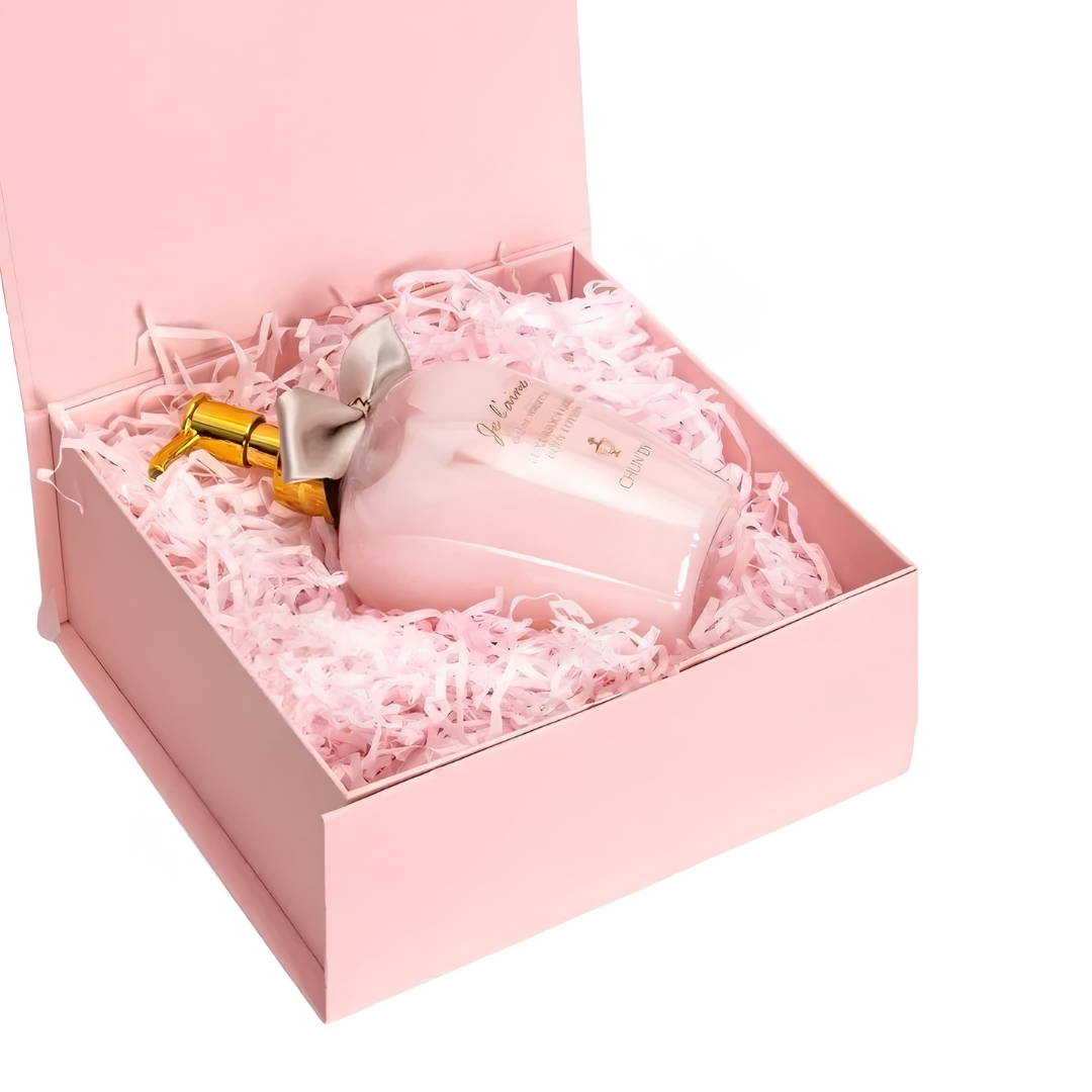 -28% CAKE DECOR™ Baby Pink Color Folding Hard Hamper Box with ribbon | 8X10X4 Inch | Gift Box | Present Box - 1 Pc | (SBBX-HFFB-D20)