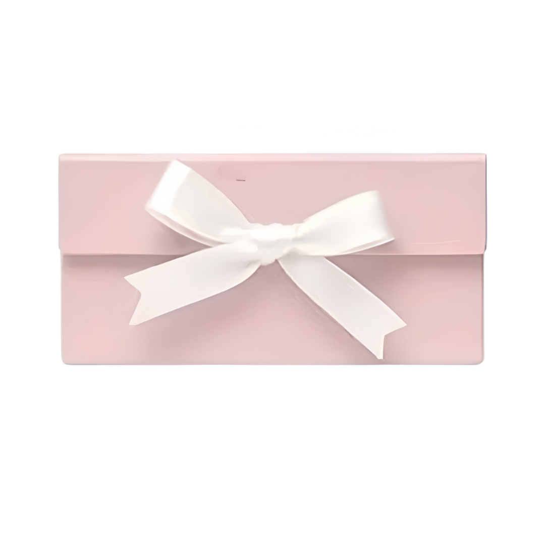 -28% CAKE DECOR™ Baby Pink Color Folding Hard Hamper Box with ribbon | 8X10X4 Inch | Gift Box | Present Box - 1 Pc | (SBBX-HFFB-D20)