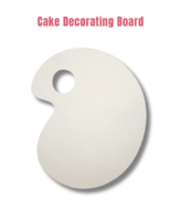 1 Piece Palette Shaped Cake Decorating Board