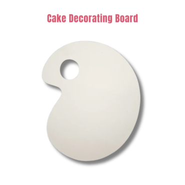 1 Piece Palette Shaped Cake Decorating Board