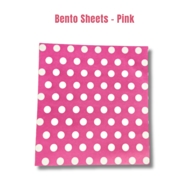Printed Parchment Papers | Bento Sheets | Pink Polka Dots - 100 Sheets