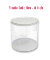 CAKE DECOR™ Pinnata Round Cake Box with Lid | Gift Box | Hamper Box | Pinata Box | Pull Me Up Cake Box | 1 Piece Box (SBBXT-08)