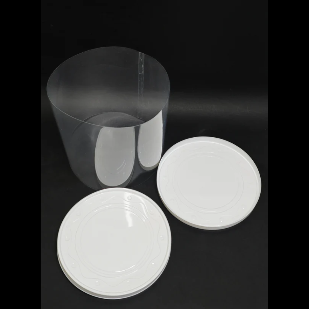 CAKE DECOR™ Pinnata Round Cake Box with Lid | Gift Box | Hamper Box | Pinata Box | Pull Me Up Cake Box | 1 Piece Box (SBBXT-08)